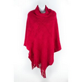 Knitted Acrylic Wholesale Poncho for Women